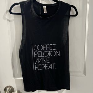 Peloton inspired tank top size medium